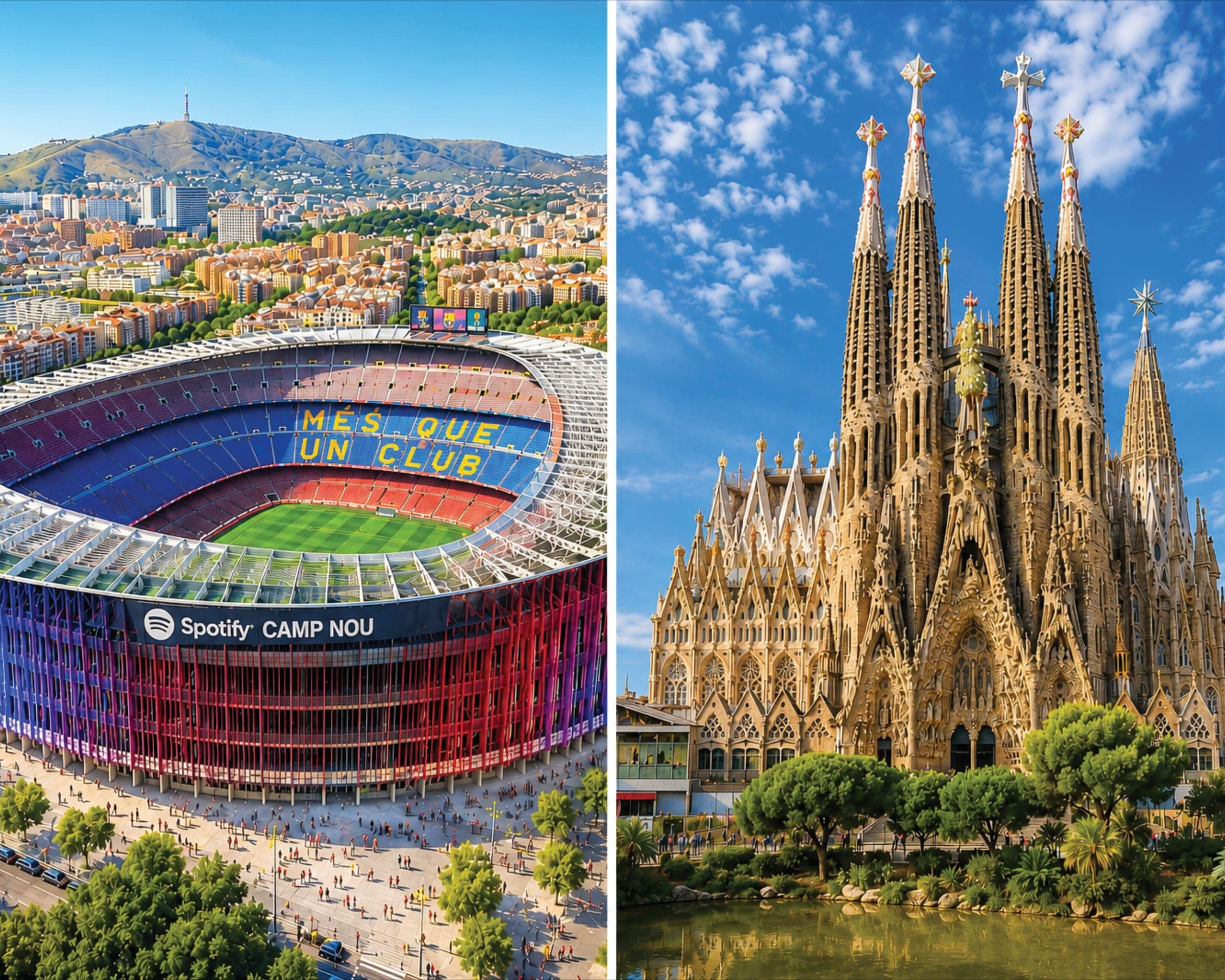 Camp Nou & Sagrada Familia